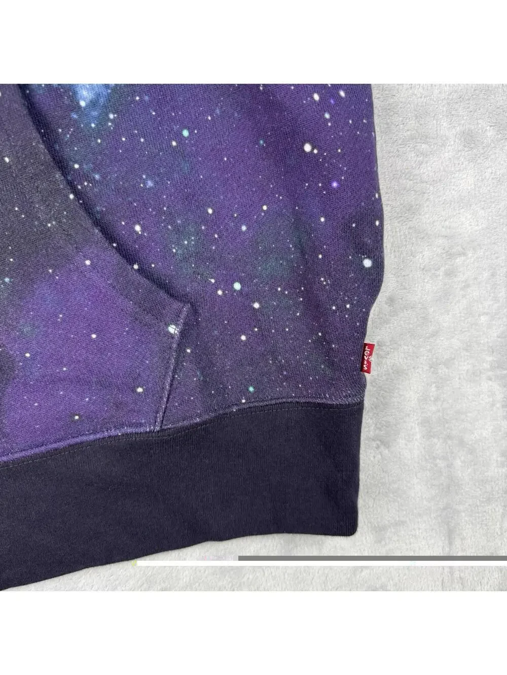 Levi's x Star Wars Grapic Pullover Hoodie Size L Galaxy Space Print Streetwear